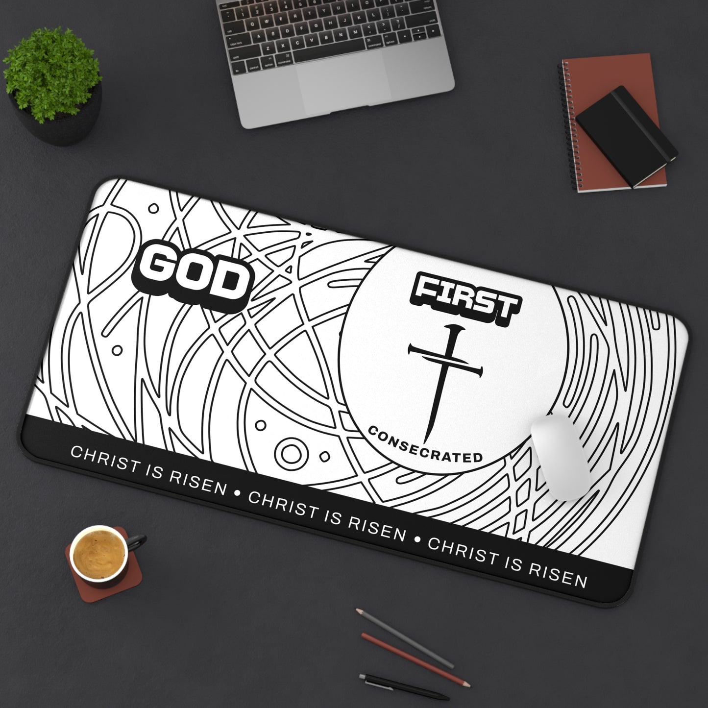 Christ is Risen Mousepad